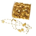 thumbnail image 4 of 1 paquete de guirnaldas de cuentas de estrella, adornos de bricolaje para ramos de novia, fiesta de bodas, Oro, 4 of 7