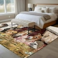 thumbnail image 4 of Farm Washable Area Rug 5x7 Barn Horse Sheep Cat Animal Country Retro Linen Background Low-Profile Large Area Rugs with Non Slip Backing Indoor Floor Carpet for Entrance Living Room Bedroom Home, 4 of 9