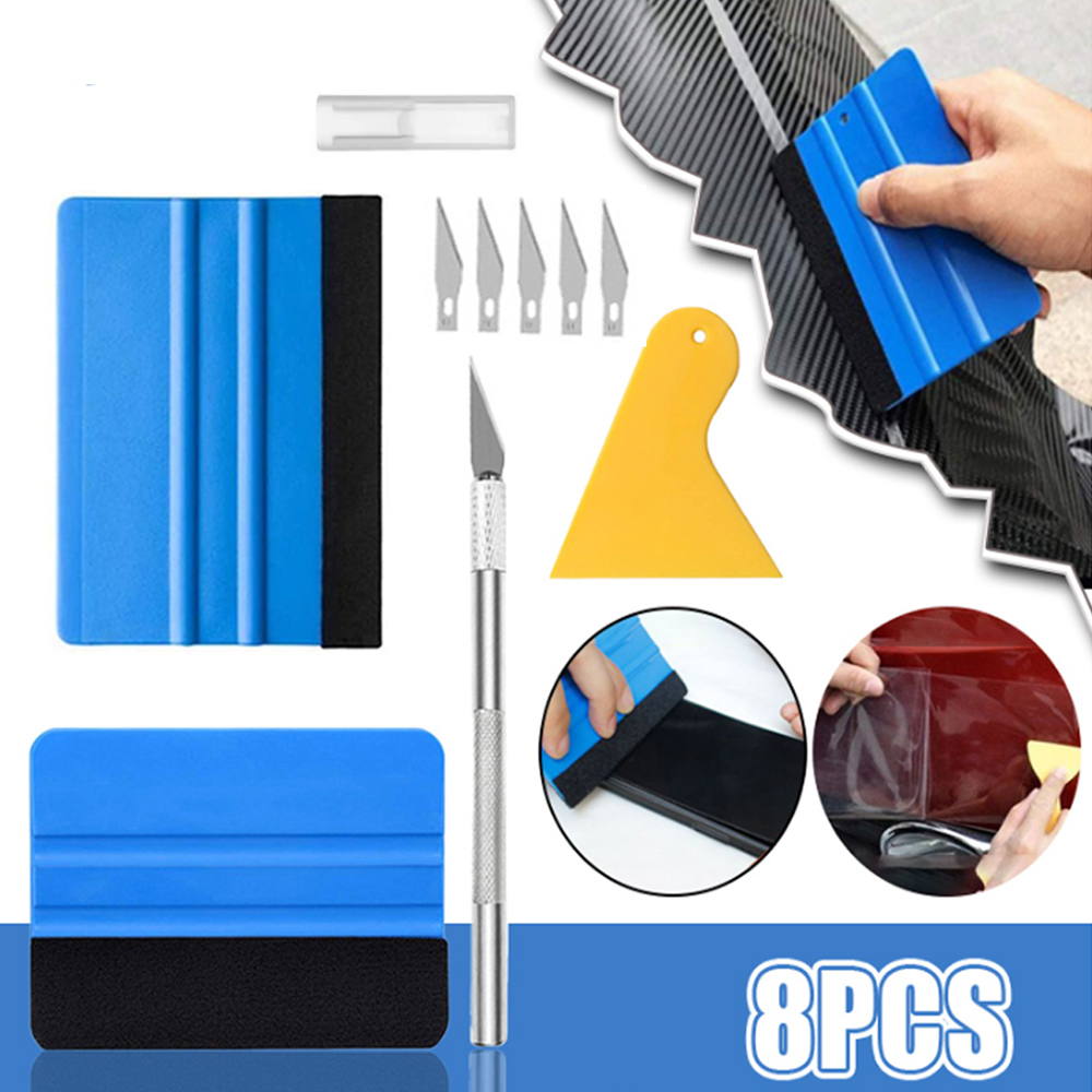 Car Wrapping Tool Kits 4 Inch Vinyl Wrap Squeegee Applicator Tool for