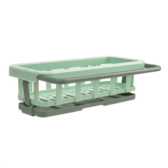 BUYISI Porte-Éponge pour Évier de Cuisine Porte-Savon Organisateur de Chiffon Plateau de Drainage Vert