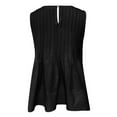 thumbnail image 6 of Ediodpoh Womens Tank Tops 2025 Flowy Peplum Tops for Women Dressy Sleeveless V Neck Tank Tops Women's Tops Black S, 6 of 6