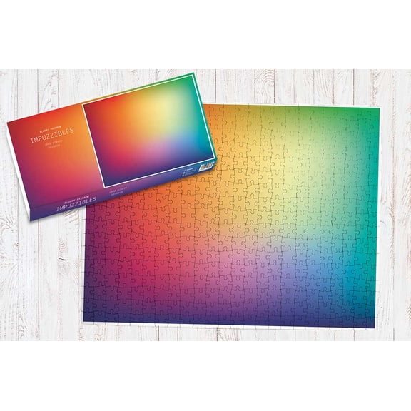 Blurry Rainbow, a 1000-piece Puzzle by Impuzzibles