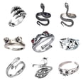 thumbnail image 1 of anillo de joyería,mujeres hombres punk anillos de accesorios de joyería,anillo abierto ajustable de moda para niñas de fiesta de cumpleaños,anillos de de metal joyería de mujer Yinane anillo de joyería, 1 of 5