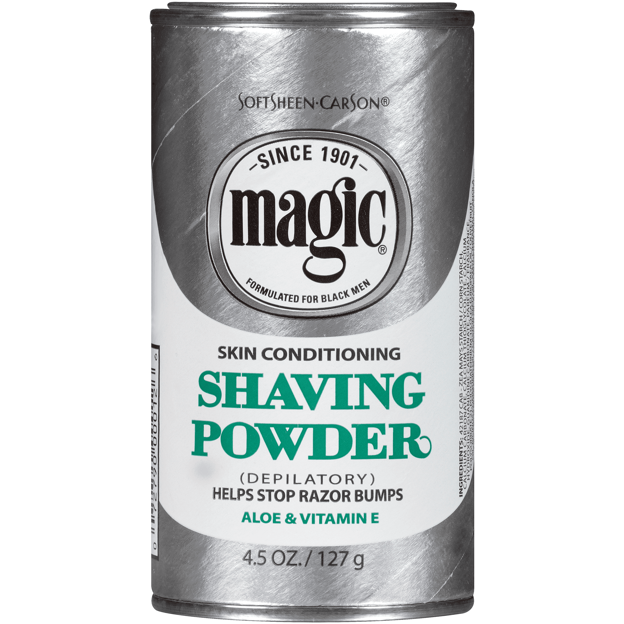 Magic Conditioning Shaving Powder, All Skin Types, Vitamin E and Aloe, Depilatory, 5 fl oz