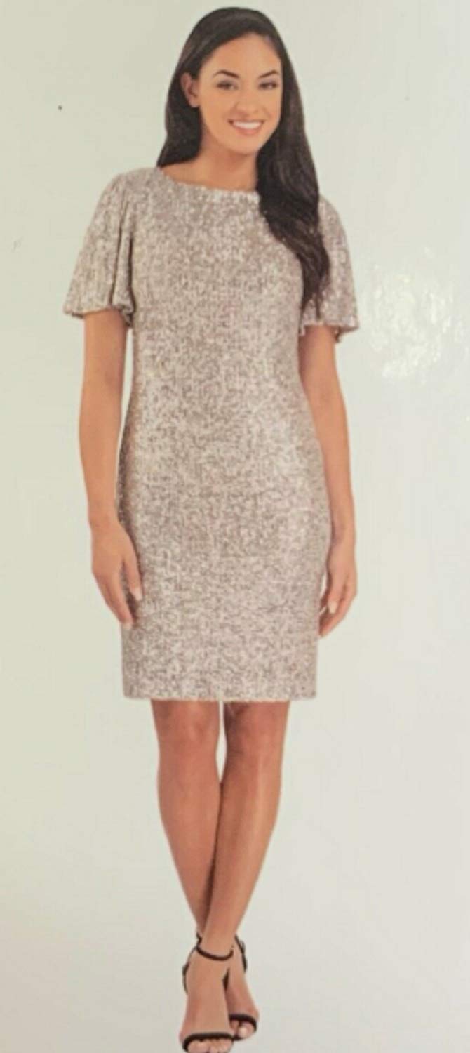 Hilary Radley Ladies Sequin Dress 