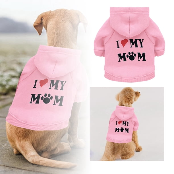 Suéter de Otoño Invierno para Mascotas - Con Capucha de Forro Polar, Poliéster, Broches Ajustables - Mantiene a Perros/Gatos Calientes en Clima Frío