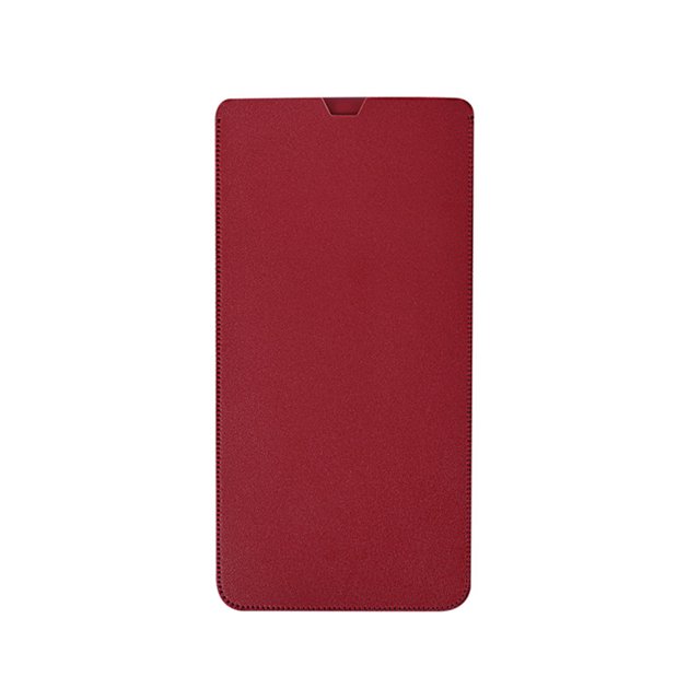 Dustproof Keyboard Sleeve Wear-resistant Portable Faux Leather Keyboard Case for Logitech K380 - Red