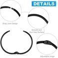 thumbnail image 3 of 36 Pack Shower Curtain Rings (Black), 3 of 5