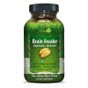 Irwin Naturals Brain Awake – Enhanced Mental Performance, Focus, Clarity & Concentration – 60 Liquid Soft-Gels