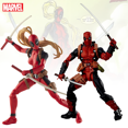 thumbnail image 2 of Genuine Marvel Super Hero Lady Deadpool Ultimate Action Figure Pterosaur Cover 6-Inch Movable Joint Toys Collection Model Gift, 2 of 5