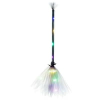 Cheapark Witch Broomstick Toy - Rudolph Themed Halloween Academy Prop, Fun Party Decoration And Thematic Display Item