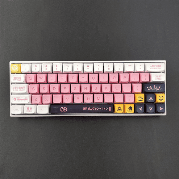 2X PBT Keycaps 134 Keys Dye-Sublimation Keycaps XDA for Cherry MX Switches Mechanical Keyboards