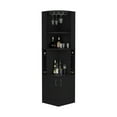 thumbnail image 5 of Miekor Furniture Corner Bar Cabinet Atanasio, Living Room, Black B5A7501, 5 of 8