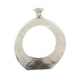 thumbnail image 4 of DecMode 15"W, 18"H Aluminum Contemporary Vase, Silver, 1 - Piece, 4 of 6