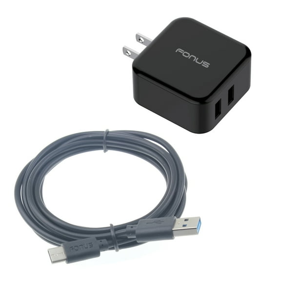 6ft USB Cable 30W Quick Home Charger for Coolpad Legacy S Phone - 2-Port USB Power Cord Travel Wall AC Adapter Fast Sync Wire Long A1K for Boost Mobile Coolpad Legacy S