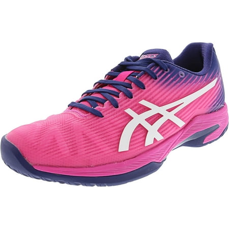 Asics Women's Solution Speed Ff Pink Glow / White Ankle-High Running Shoe - (Best Running Shoes For Speed)