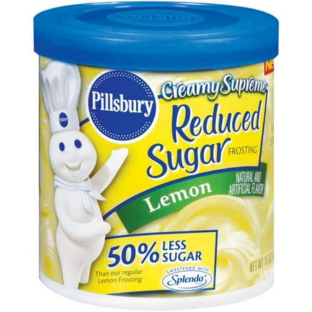 Pillsbury: Creamy Supreme Lemon Reduced Sugar Frosting, 15 ...