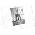 thumbnail image 4 of Isaac Jacobs 8 x 10 2-Pack Clear Plain Acrylic Picture Frame, Magnetic Photo Frame, Made for Tabletop Display with Two-Way Easel, 4 of 7