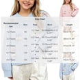 thumbnail image 3 of BLVB Toddler Little Girl Cardigan Long Sleeve Button down Sweater Kids Cute Fall Knitwear Jacket(White,1-2 Years), 3 of 7