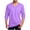 Purple, variant on DYTTDG Men's Notched V-Neck Long Sleeve T-Shirt | Solid Color Loose Fit Casual Breathable Pullover for Daily and Workout, Lightweight Knit Athletic Top