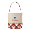 thumbnail image 2 of AKEGAMN Clearance! Halloween Handbag Basket Canvas Bucket Halloween Decorative Hand Held Cloth Basket Large Capacity Storage Candy Basket The material its durability and sturdiness, allowing for lon, 2 of 9