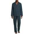 thumbnail image 5 of Hanes Men's and Big Men's Cotton Flannel Pajama Set, 2-Piece, 5 of 6