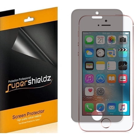 Supershieldz Designed for Apple iPhone SE (1st Generation, 2016) (Privacy) Anti Spy Screen Protector Shield (2 Pack)