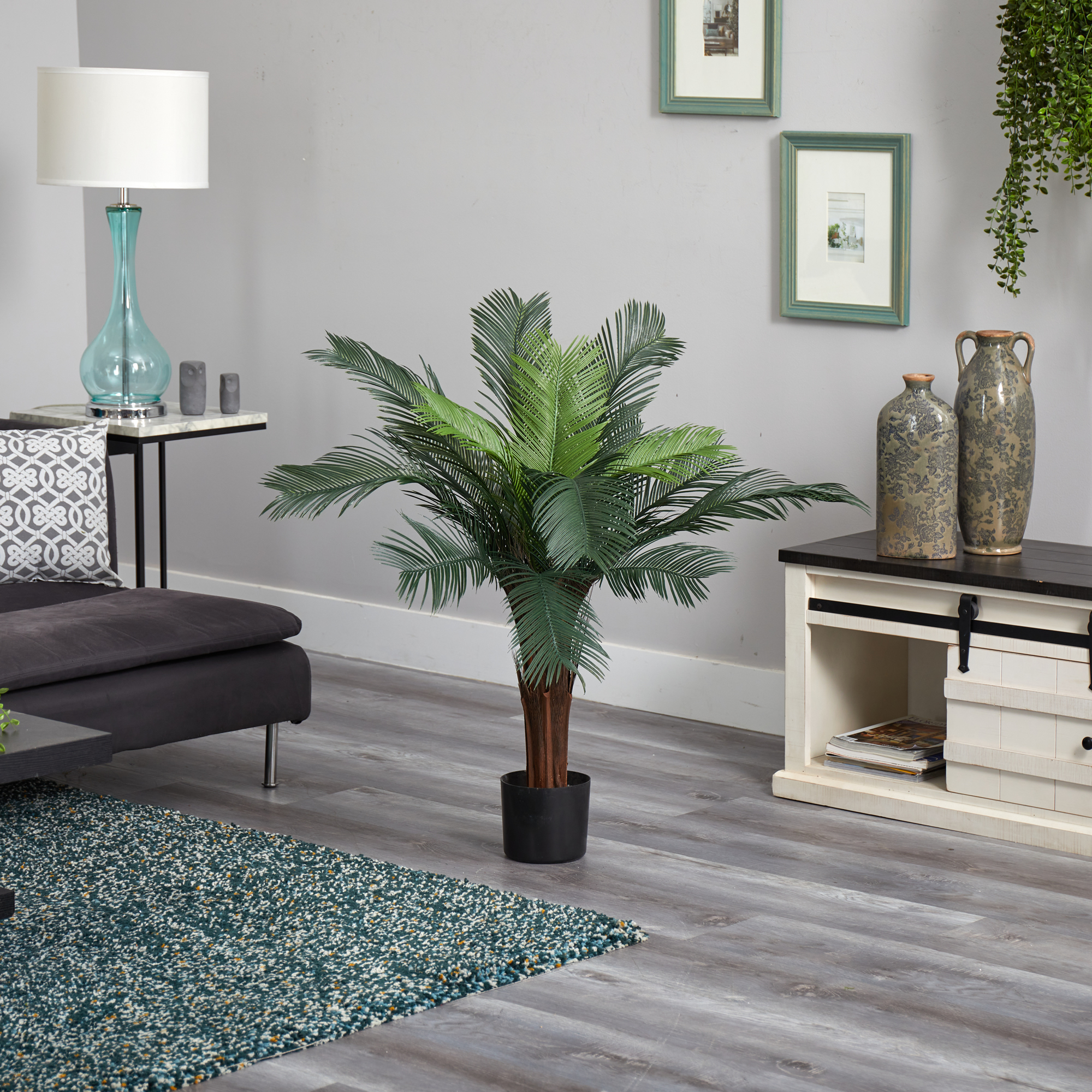 Nearly Natural 3' Cycas Artificial Tree (Indoor/Outdoor)