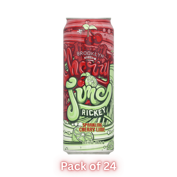 Arizona Iced Tea Cherry Lime  Real Brewed, 23 fl oz Cans, 24 Pack