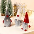 thumbnail image 5 of 3 Piezas Navidad Mini Papá Noel Hecho A Mano Felpa Muñeco De Nieve Muñeco De Juguete Figuras De Navidad Regalo De Cumpleaños Para Navidad Vacaciones Decoración Del Hogar MFZFUKR WLJ-2603, 5 of 5