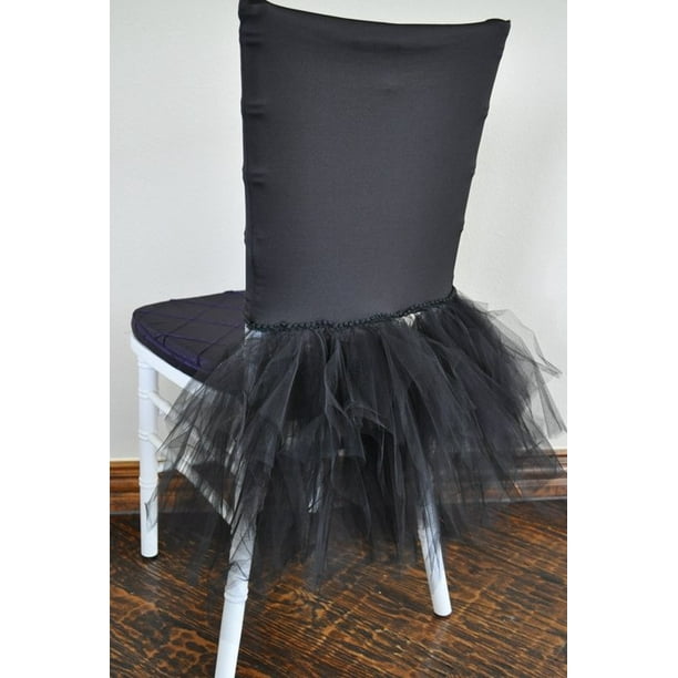 Wedding Linens Inc. Chiavari Chair Cover Ballerina Tulle Tutu Spandex