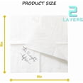 thumbnail image 4 of The Night Before Rehearsal Dinner Cocktail Napkins, Party Supplies Paper Napkins in Bulk for Rehearsal Dinner Wedding Beverage Table Decor, 2-Ply, 4 of 4