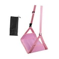 thumbnail image 2 of oshhni Airplane Foot Hammock Adjustable Length Premium Plane Footrest for Long Trip Pink, 2 of 9