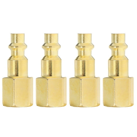 WORGEOUS 4-Piece Aviation Pipe Accessories Set with Compression Pneumatic Tool Connectors