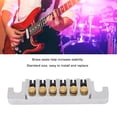 thumbnail image 4 of Electric Guitar Bridge, Vintage Guitar Bridge Set Easy Installation  For Musical Instrument, 4 of 8