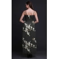 thumbnail image 4 of Bimba Robe à Bretelles Smockée en Georgette pour Femmes à Imprimé de Fleurs et d'Oiseaux Bulbes - Très Grand, 4 of 7
