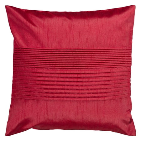 Surya Tracks Decorative Pillow - Red