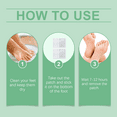thumbnail image 5 of 4pcs Foot Care Patch, Foot Massage Plant Essence Gentle Foot Care Patch, 5 of 5