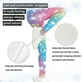 thumbnail image 5 of COEQINE Heart Shiny Star Gradient Girls Leggings Fashion Buttery Soft Yoga Pants for Jogging Running, for 8-9 Years Kids Girls, 5 of 7