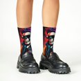 thumbnail image 5 of Goofa Rock Skull Singer Pattern Children's Crew Socks, Kids' Daily Wear and Sports Socks, Breathable Socks, Sports Socks, Moisture-Wicking Socks for Children, 5 of 6