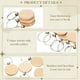thumbnail image 3 of 50 Piezas de Etiquetas de Madera en Blanco para Llaves, Llaveros de Madera Sin Terminar, Etiquetas para Llaves para Manualidades de Bricolaje, Redondas, 3 of 5