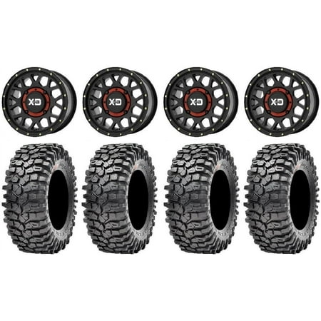 KS135 Grenade Black 15 Wheels 35 Roxxzilla Tires Kawasaki Mule Pro FXT KS135 Grenade Black 15 Wheels 35 Roxxzilla Tires Kawasaki Mule Pro FXT