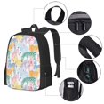 thumbnail image 2 of Balery Zebra Colourful Mochila para hombre y mujer - Tela Oxford 600D resistente - Gran capacidad, resistente al agua, ideal para la escuela, viajes y senderismo, 2 of 6