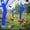 Blue, variant on Flylapdo Air Dancers Wacky Waving Inflatable Tube Man Set - 20 Feet Tall Inflatable Dancing Man with Blower for Business Advertising,Mall Opening