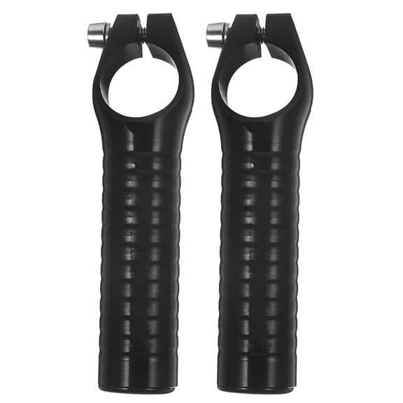 TEHAUX Black Aluminum Alloy Bike Handlebar with Anti Slip Grip for Mountain Cycling