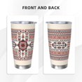 thumbnail image 3 of Bingfone Fashion Tatreez1 for 20 Oz Stainless Steel Travel Mug Double Wall Water Coffee Cup for Home,Office, Outdoor Works Great for Ice Drinks and Hot Beverage-Without Straw, 3 of 8