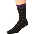 thumbnail image 2 of Debra Weitzner Mens Dress Socks Gift Box Crew Cotton Assorted Purple Casual Novelty Socks 12 Pairs, 2 of 5