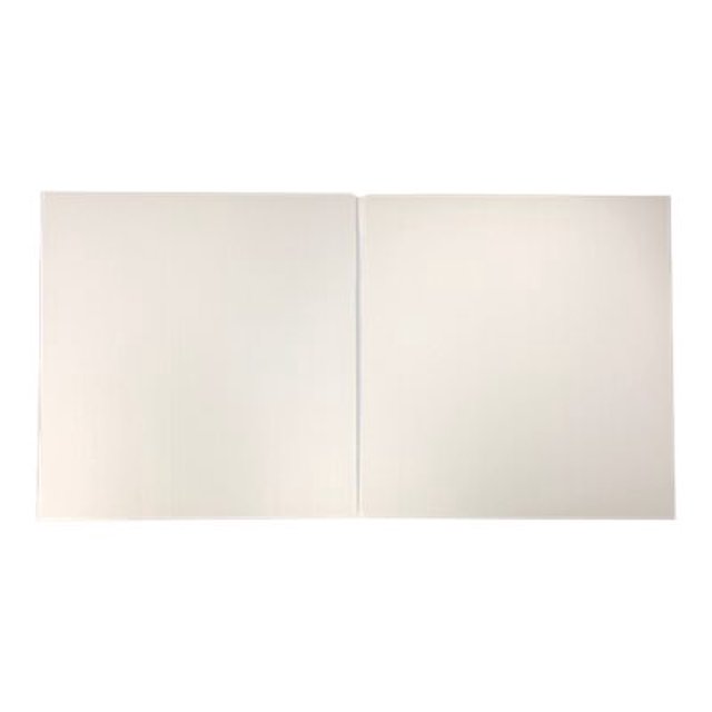Flipside Products 19972-24 Carreau d'Étude en Plastique Blanc, Lot de 24