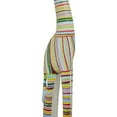 thumbnail image 4 of 10" x 59" Multi Colored Wood Handmade Zebra Sculpture, by DecMode, 4 of 10