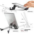 thumbnail image 4 of KEKO Universal Foldable Tablet Stand for iPad/Android Tablet Holder/Galaxy/Kindle + Smartphone, E-Readers Compatible with Protective Case or Sleeve Accessories, 4 of 7